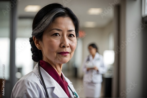 Portrait of a diverse mature female doctor. Medical Professional. 