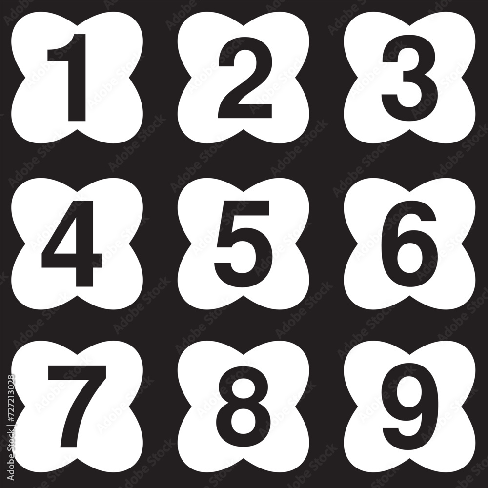 Bullet Point or Circle Number icon symbol sign, vector illustration Bullet Point or Circle Number icon symbol sign, vector illustration