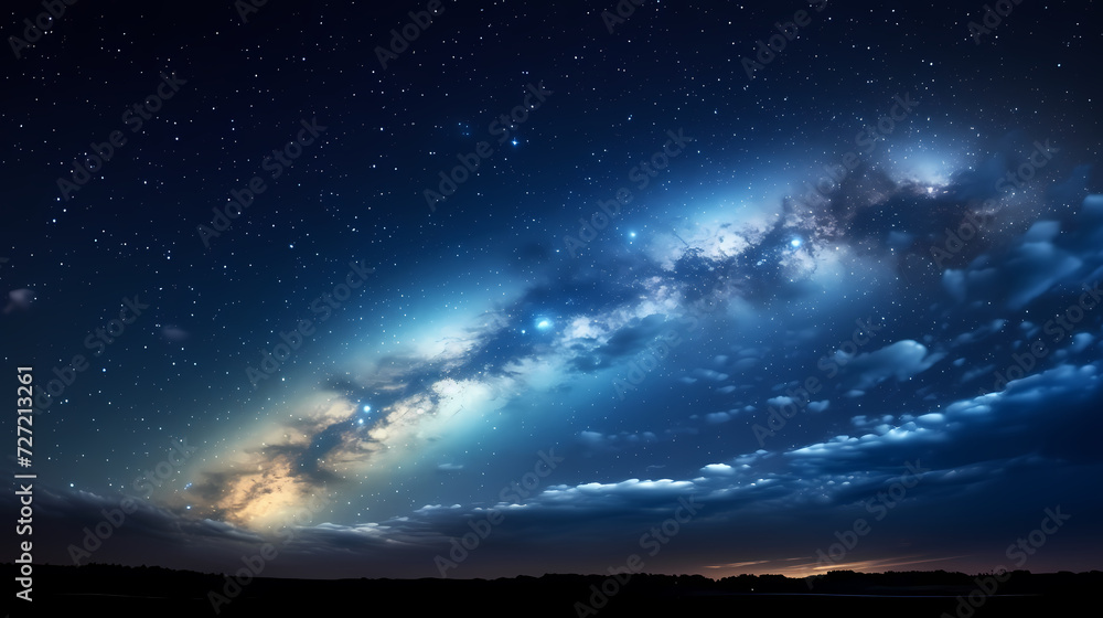Space galaxy background, 3D illustration of nebulae in the universe Space galaxy background, 3D illustration of nebulae in the universe