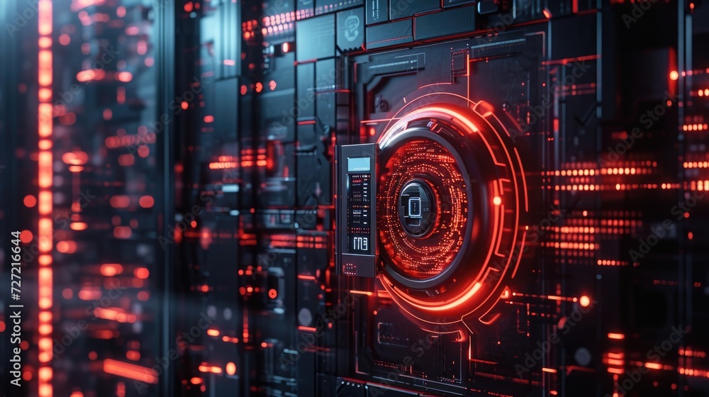 Data security concept. Cyber security background Data security concept. Cyber security background