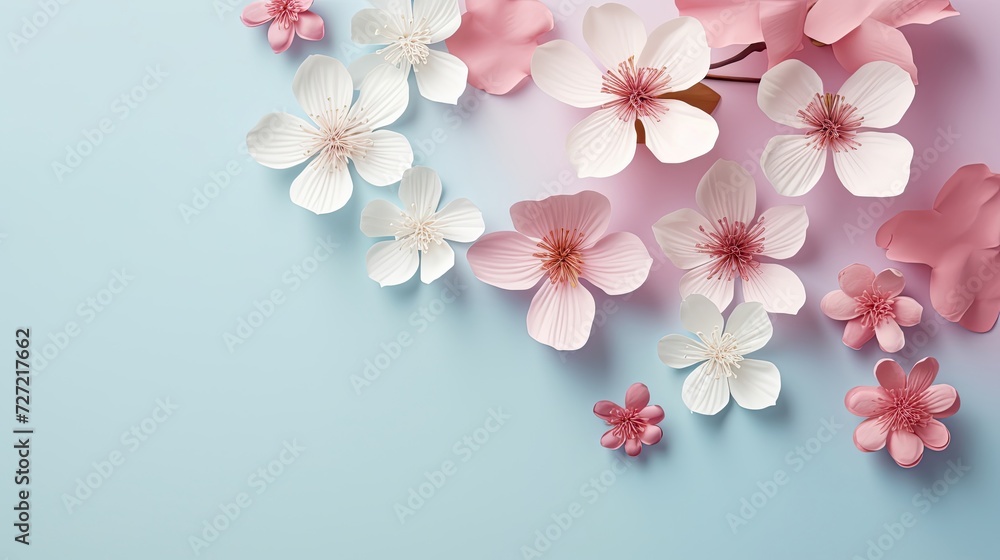 Various colored flowers as background Various colored flowers as background
