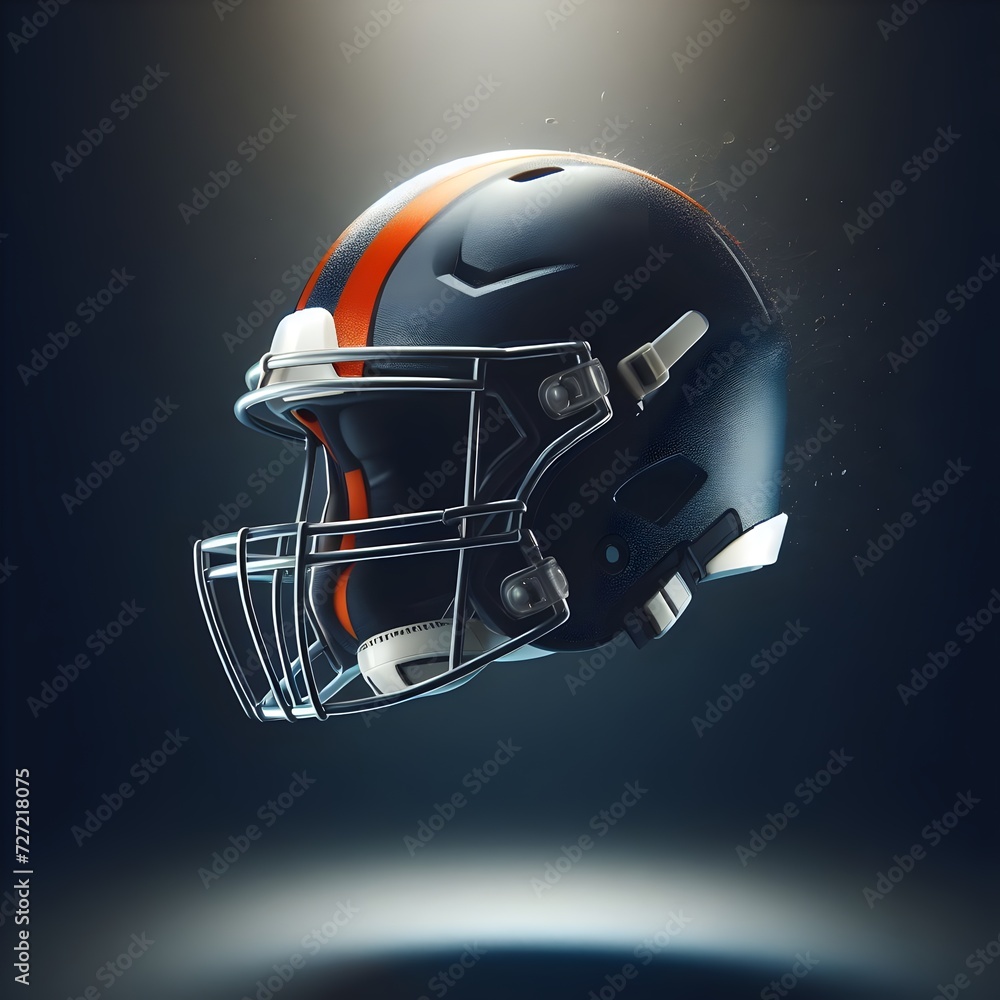 Naklejka premium American Football Helmet isolated.