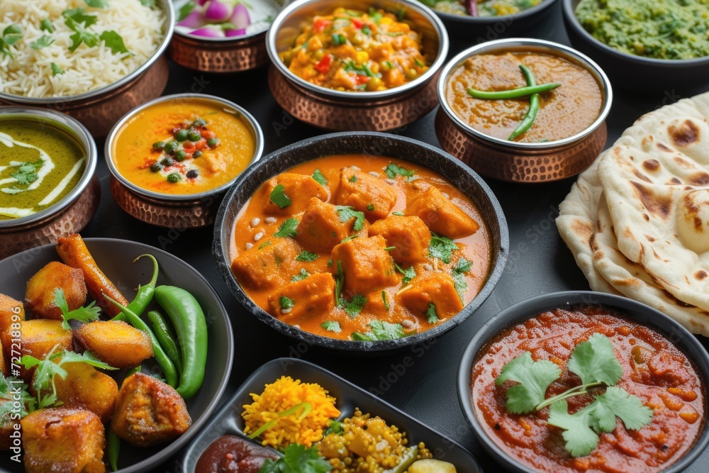 assorted indian dish assorted indian dish