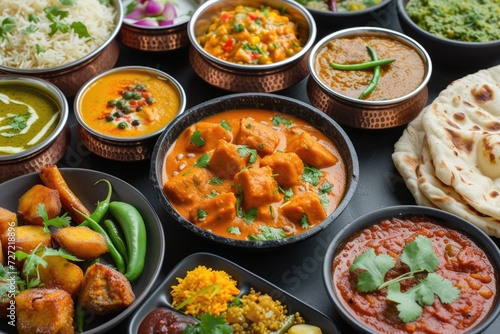 assorted indian dish
