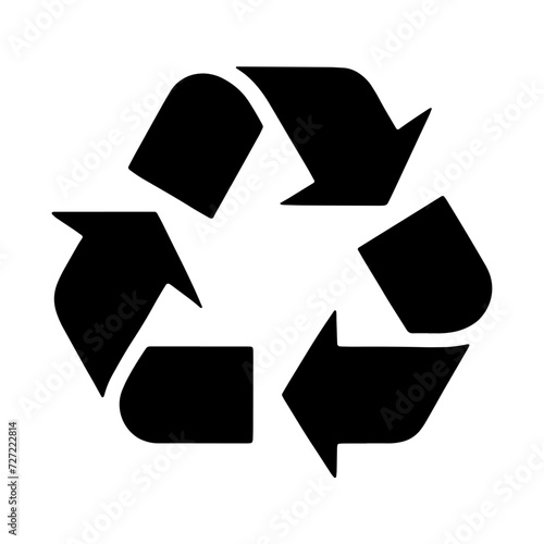 recycle symbol icon photo