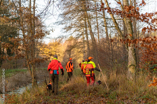 Jagdhelfer im Einsatz