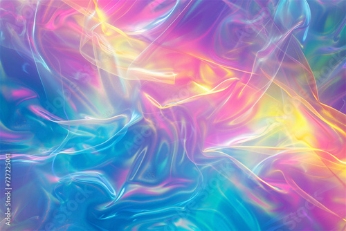 Holographic foil blurred abstract background