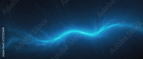 Deep blue particles with a little bokeh © Arsen H