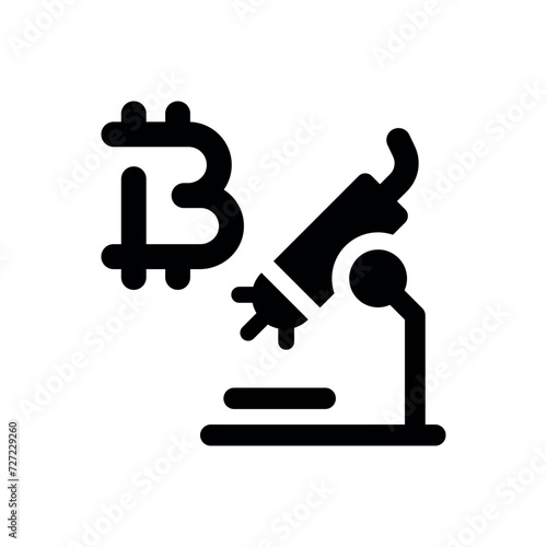 microscope icon vector illustration
