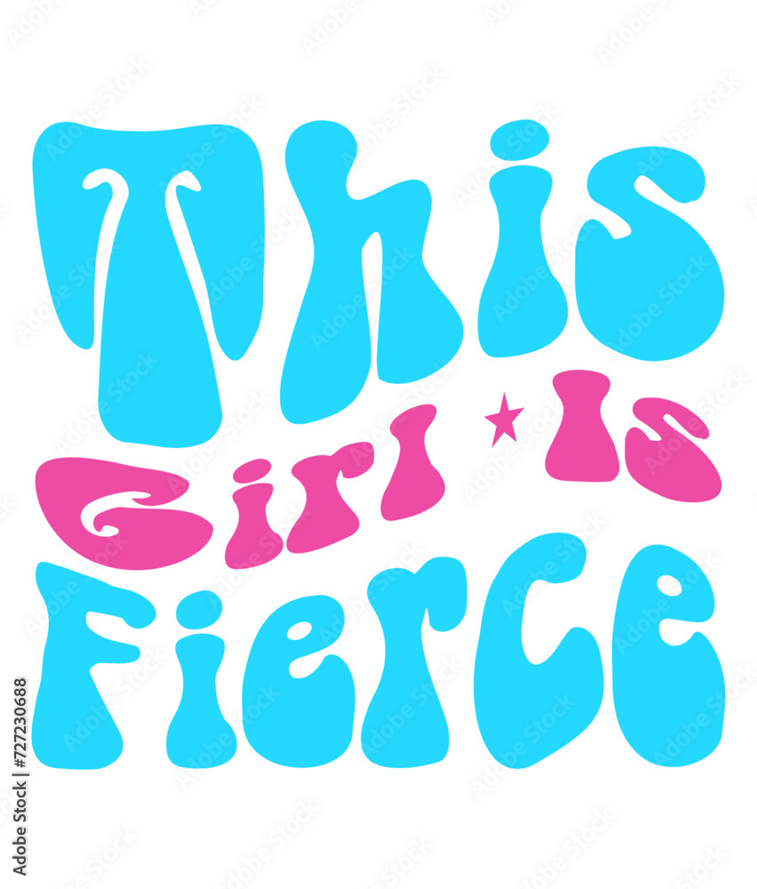 Retro Girl power Craft Design. T-shirt Design. Illustration Retro Girl power Craft Design. T-shirt Design. Illustration