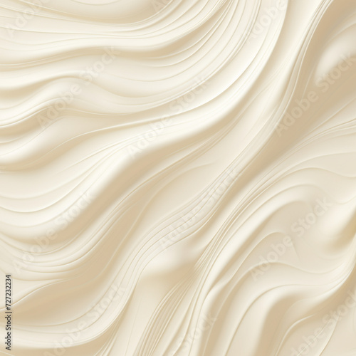 background, cream background, Golden Silk Wave, A luxurious and smooth silk background with flowing satin waves, featuring a rich texture, gold design, and soft curves in a liquid-like illustration