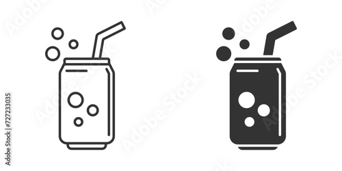 Soda drink icon. Vector illustration