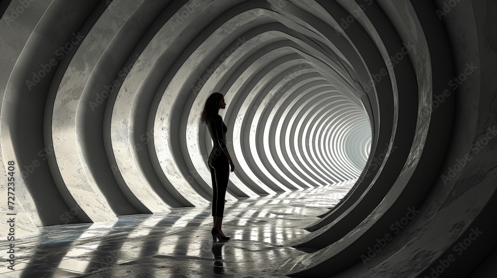 Obraz premium Solitude in Symmetry