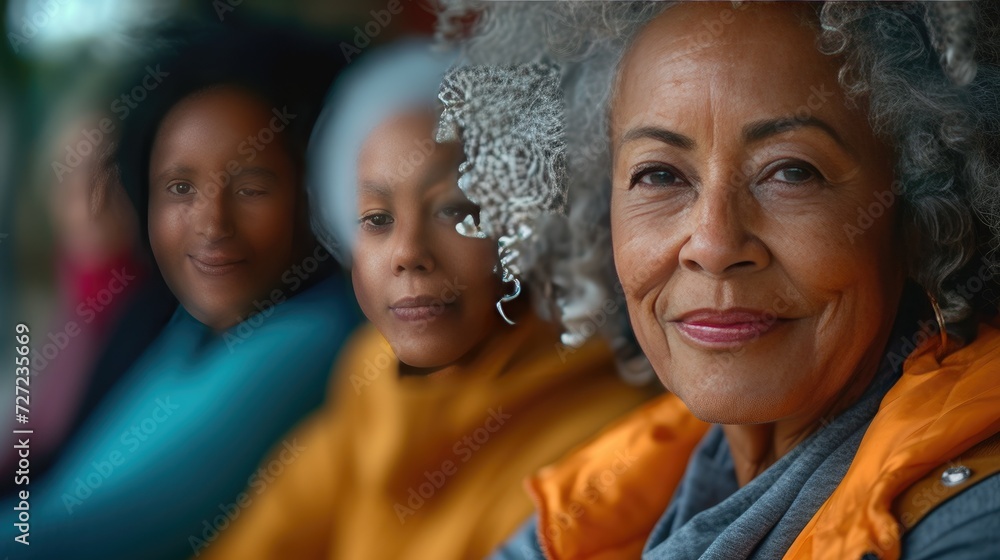 Happy multi generational women having fun together, Multiracial friends smiling after sport, International Women day, Mother day, Stylish fashionable old mature people meeting and having fun Happy multi generational women having fun together, Multiracial friends smiling after sport, International Women day, Mother day, Stylish fashionable old mature people meeting and having fun