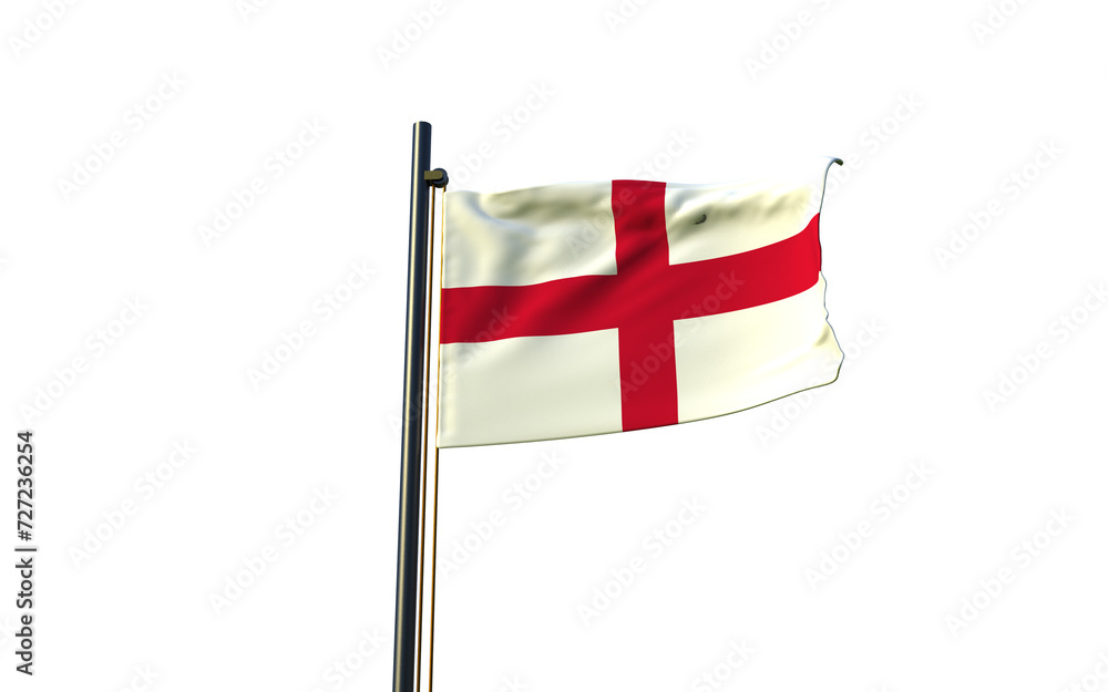 England country flag isolated on white England country flag isolated on white