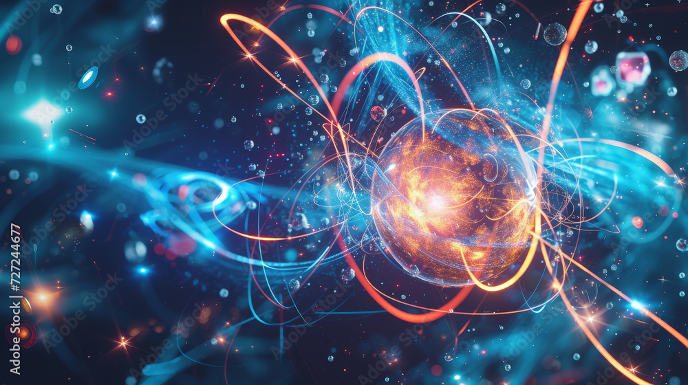 Quantum Symphony: The Dance of Subatomic Forces. Generative AI Quantum Symphony: The Dance of Subatomic Forces. Generative AI