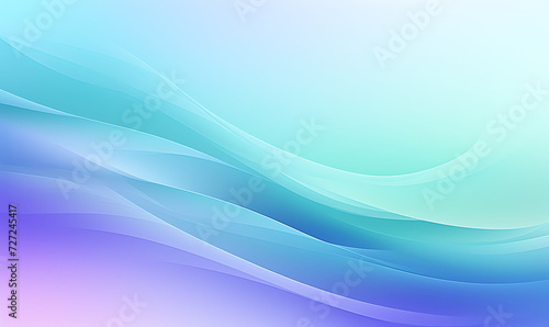 Blue, purple, green gradient background, abstract wave background, Serene Blend. Calming Aesthetic