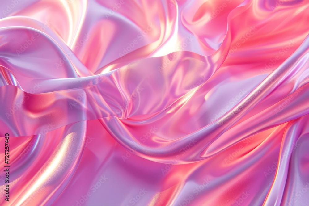 an abstract pink ribbon with different shapes, in the style of wavy resin sheets, soft renderings, an abstract pink ribbon with different shapes, in the style of wavy resin sheets, soft renderings,