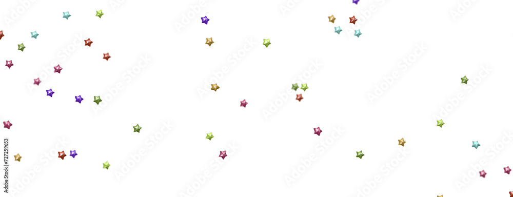 Starstruck Spectacle: 3D Illustration Transports You to a Colorful Stars Shower Starstruck Spectacle: 3D Illustration Transports You to a Colorful Stars Shower