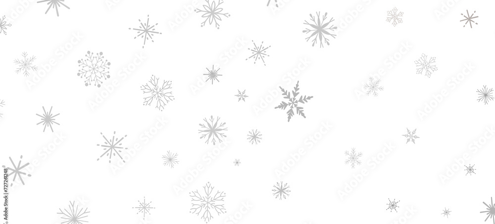 Magical Snow Cascade: Mind-Blowing 3D Illustration of Falling Christmas Snowflakes Magical Snow Cascade: Mind-Blowing 3D Illustration of Falling Christmas Snowflakes