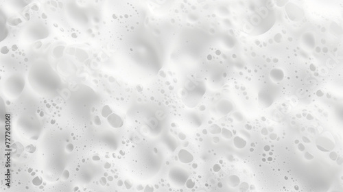 Abstract White Background with a Frothy Surface, Emanating a Soft and Bubbly Texture, Infusing Airiness into the Composition for a Refreshing Visual Experience