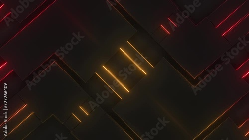 4K Colored Dynamic Neon Patterns
 in a seamless loop.

