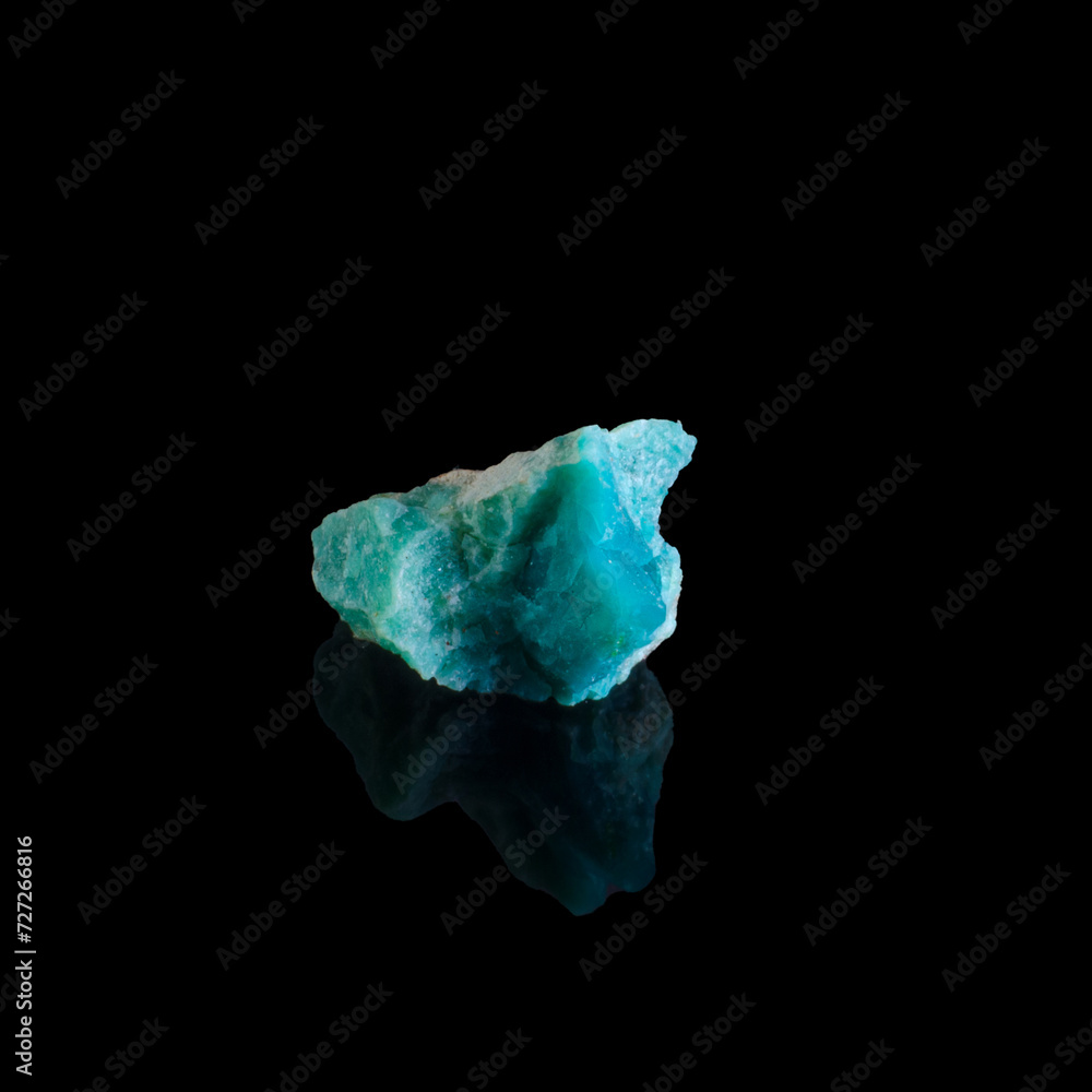 Colored Minerals close-up on a black background Colored Minerals close-up on a black background