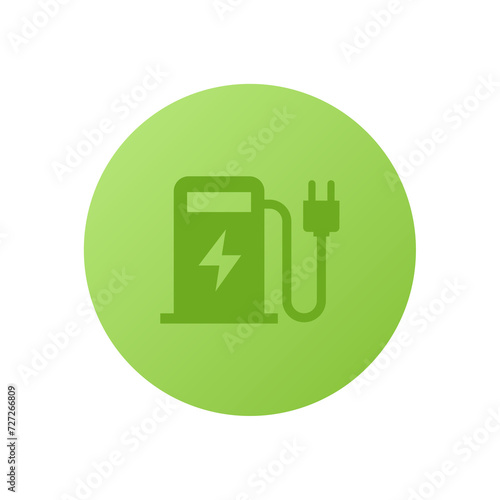 Free Download Electric car charger icon. - GFXLoad