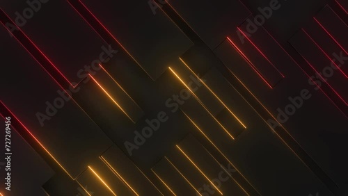 4K Colored Dynamic Neon Patterns
 in a seamless loop.

