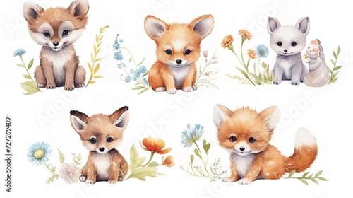 Animal Mix - Illustrations for Playful Paws Trendy Collection