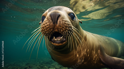South American sea lion © Abdulmueed