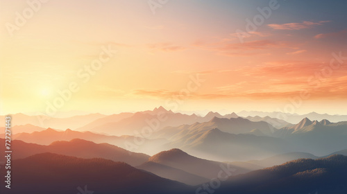 sunrise over the mountains © Volodymyr