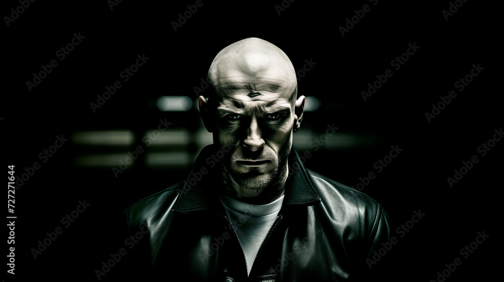portrait of a person brutal bandit riverer portrait of a person brutal bandit riverer