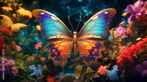 butterfly on flower © Volodymyr