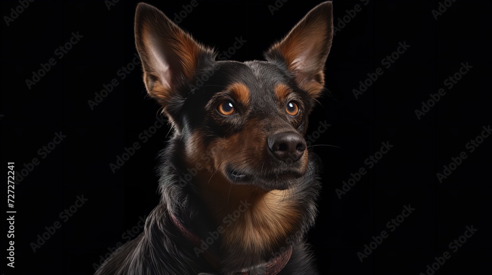 Dog Isolated on Black Background - 8K 4K Photorealistic
Dog Isolated on Black Background - 8K 4K Photorealistic