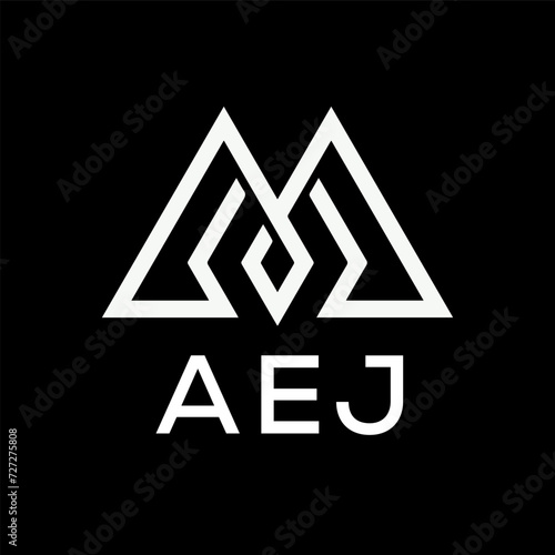 AEJ Letter logo design template vector. AEJ Business abstract connection vector logo. AEJ icon circle logotype.
