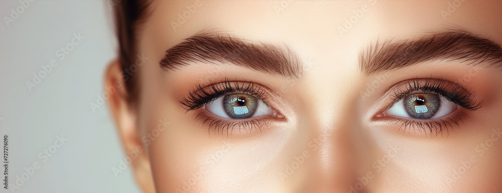 Woman's Eyes with Eyebrows and Lashes
Woman's Eyes with Eyebrows and Lashes