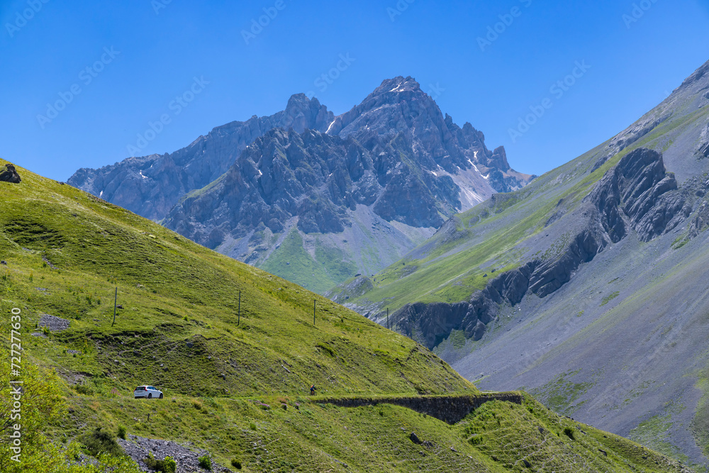Landscape near Col du Galibier, Hautes-Alpes, France