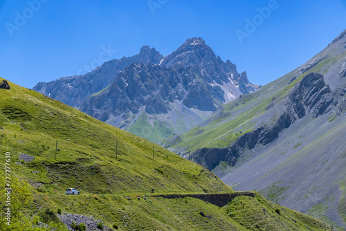 Landscape near Col du Galibier, Hautes-Alpes, France