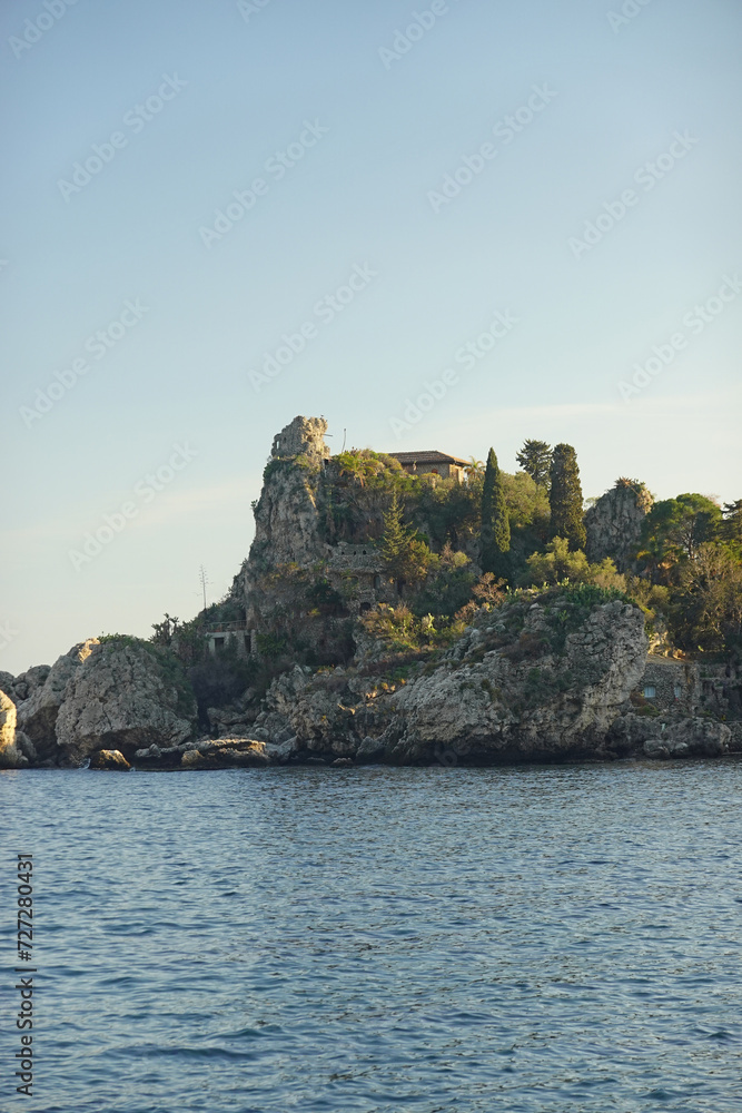 Isola Bella, a small island in Taormina, Sicily