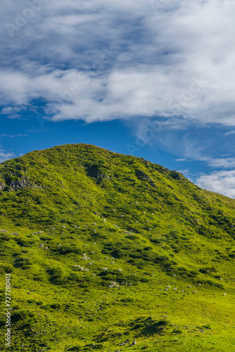 Fototapeta Naklejka Na Ścianę i Meble -  Landscape near Col d'Agnes, Department of Ariege, Pyrenees, France