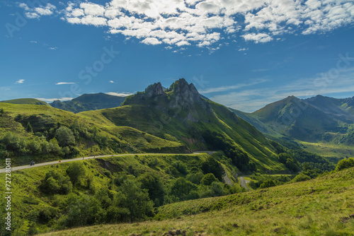 Landscape near Col d Agnes  Department of Ariege  Pyrenees  France