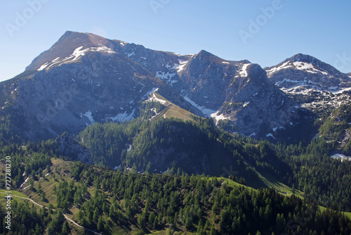 View from Jenner mountain, near Koenigsee, Germany 