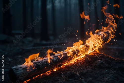 Concept photo of fire and flame photography