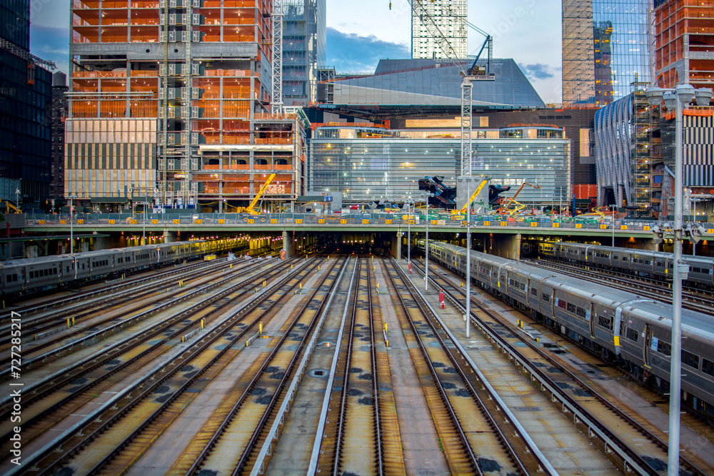 Fototapeta premium Hyline New York, Train line, NYC