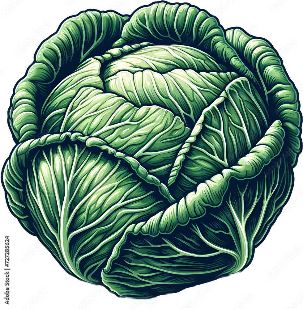 Obraz premium cabbage - 양배추. Generative AI