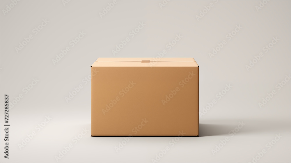 box with white background. generative ai
