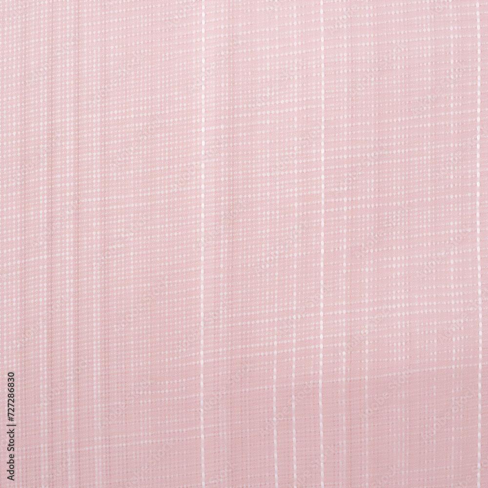 Fototapeta premium Soft pink striped fabric with a delicate sheer texture and vertical lines
