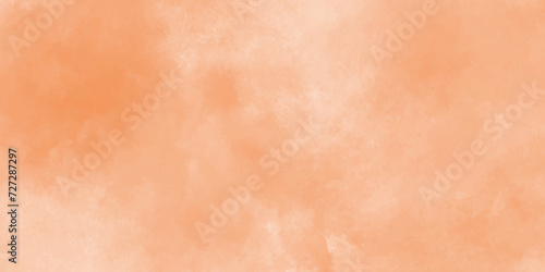 Orange abstract watercolor painting textured on white paper background, wave texture, paint splashes,shade pink peach design space background elegant abstract coral pale light,