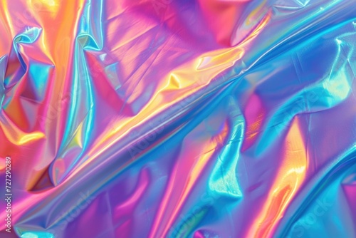 Abstract holographic foil background